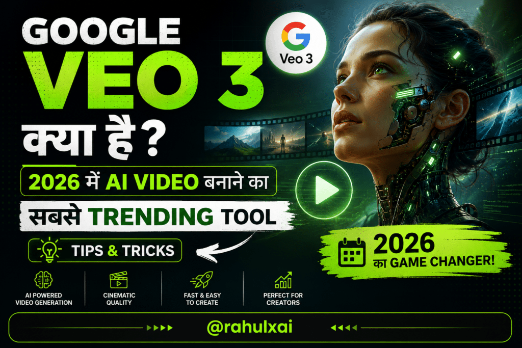 Google Veo 3 क्या है? 2026 में AI Video बनाने का सबसे Trending Tool | Tips & Tricks​